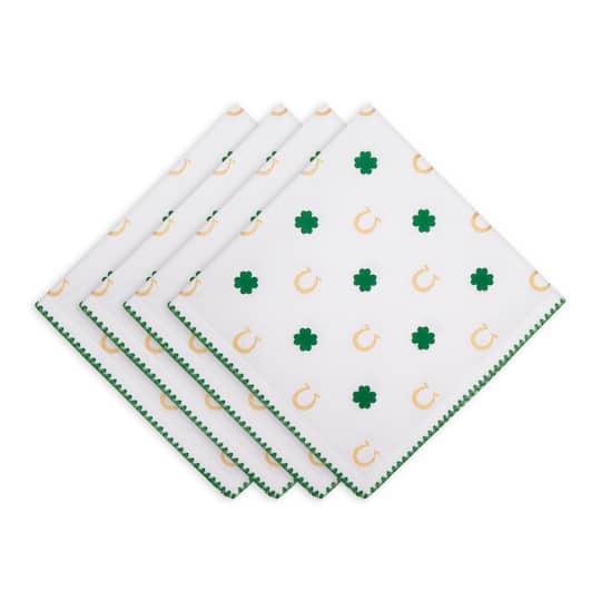 DII® Clover Horseshoe Printed Napkins, 4ct.
